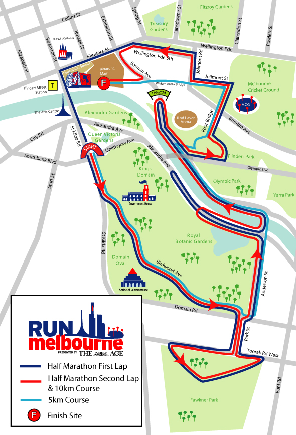 half marathon route