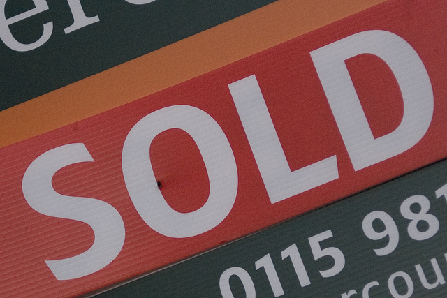 Sold House Sign