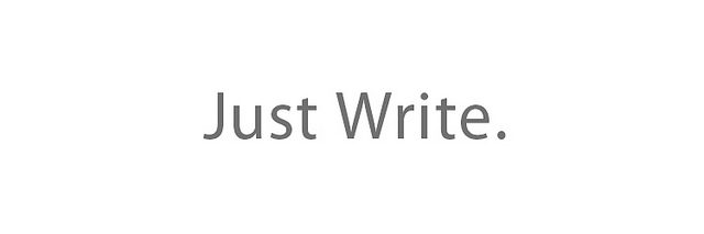 just write